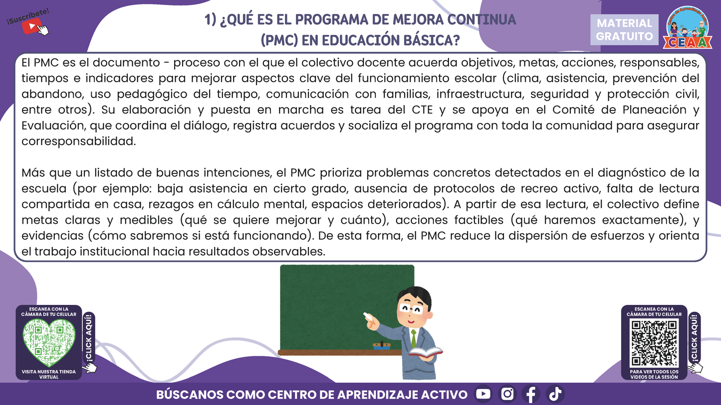 RESUMEN GRÁFICO TEMA 4: EL PROGRAMA DE MEJORA CONTINUA EN EL CTE en PDF