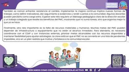 RESUMEN GRÁFICO TEMA 4: EL PROGRAMA DE MEJORA CONTINUA EN EL CTE en PDF