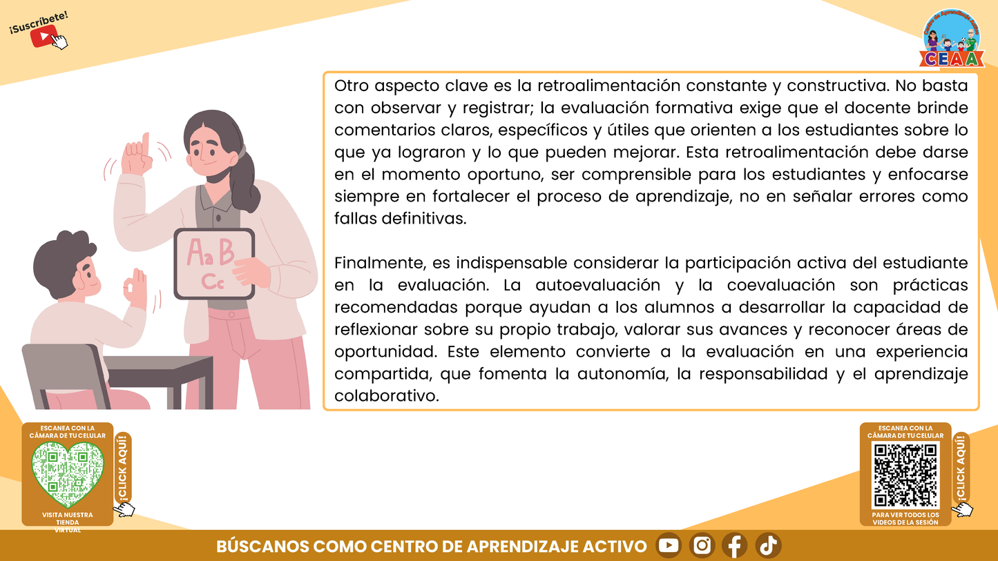 RESUMEN GRÁFICO TEMA 6: LA EVALUACIÓN FORMATIVA Y EL APRENDIZAJE DE LOS ESTUDIANTES (Editable en PowerPoint)