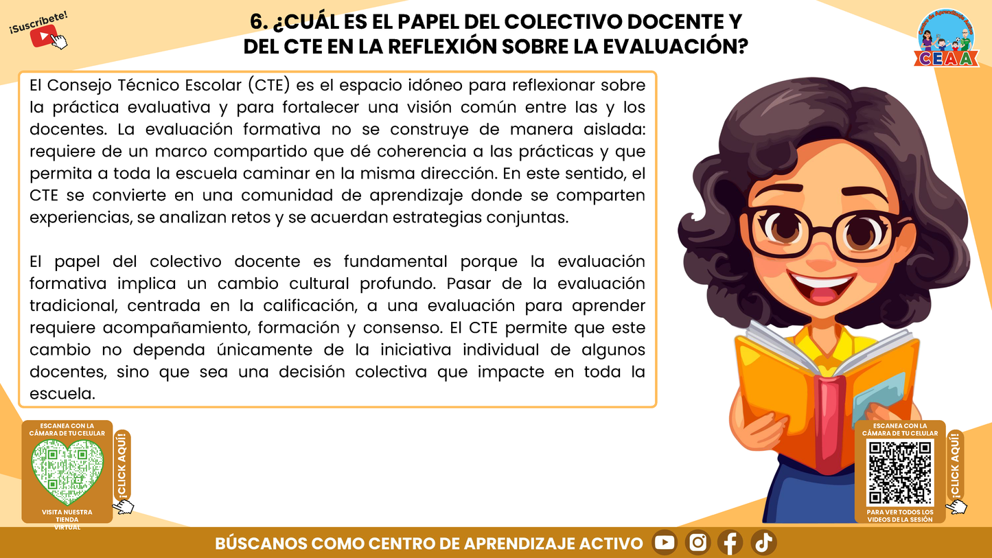 RESUMEN GRÁFICO TEMA 6: LA EVALUACIÓN FORMATIVA Y EL APRENDIZAJE DE LOS ESTUDIANTES (Editable en PowerPoint)