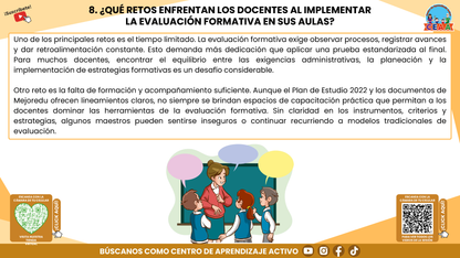 RESUMEN GRÁFICO TEMA 6: LA EVALUACIÓN FORMATIVA Y EL APRENDIZAJE DE LOS ESTUDIANTES (Editable en PowerPoint)
