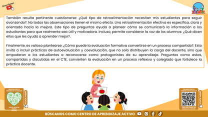 RESUMEN GRÁFICO TEMA 6: LA EVALUACIÓN FORMATIVA Y EL APRENDIZAJE DE LOS ESTUDIANTES (Editable en PowerPoint)
