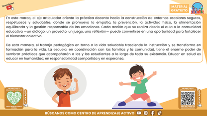 RESUMEN GRÁFICO TEMA 6: EL EJE ARTICULADOR DE VIDA SALUDABLE EN LA EDUCACIÓN INTEGRAL en PDF