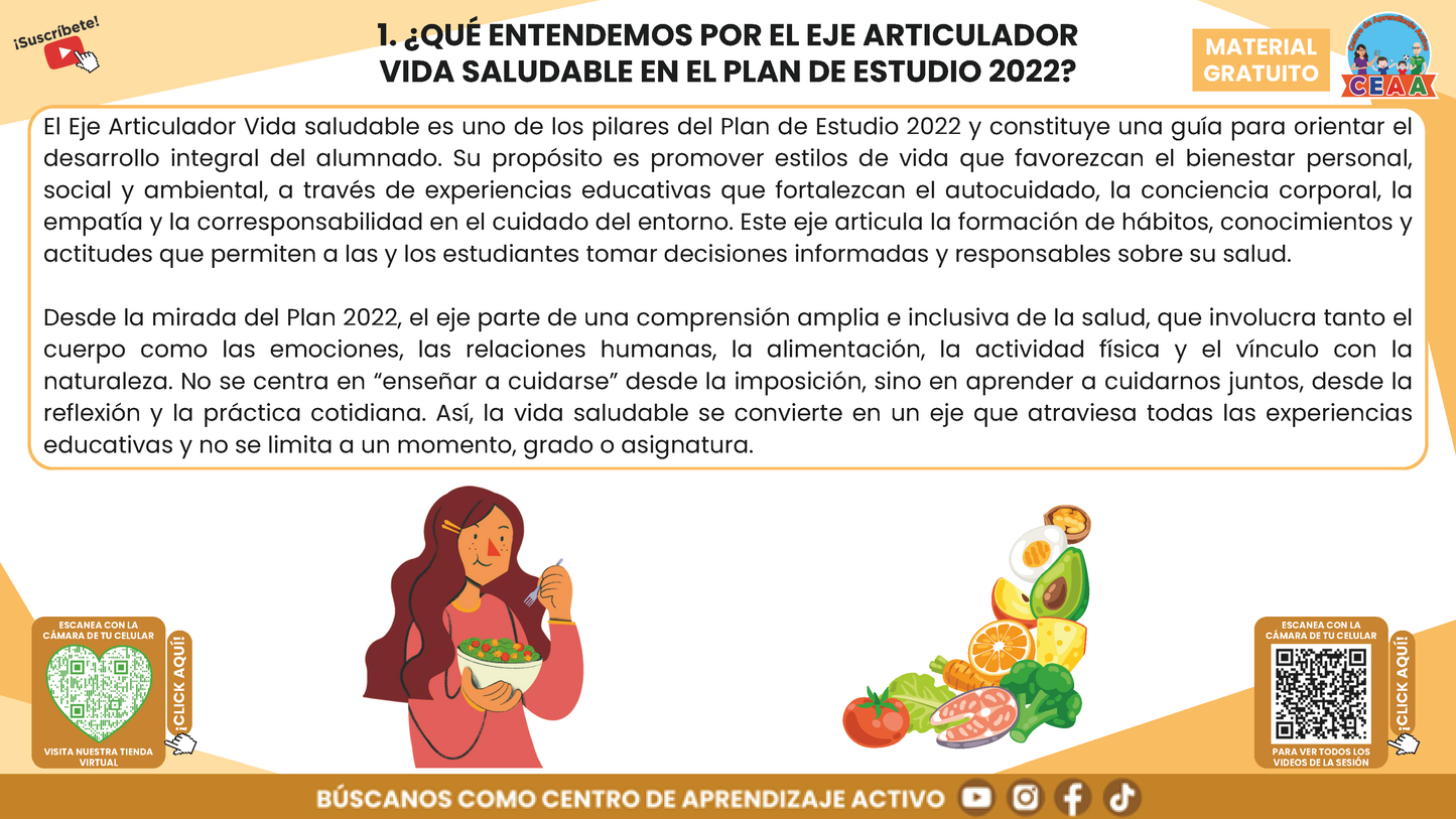 RESUMEN GRÁFICO TEMA 6: EL EJE ARTICULADOR DE VIDA SALUDABLE EN LA EDUCACIÓN INTEGRAL en PDF