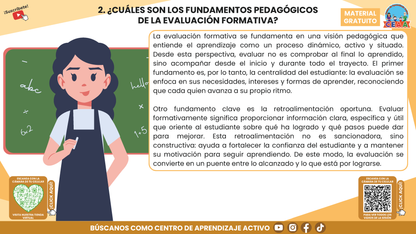 RESUMEN GRÁFICO TEMA 6: LA EVALUACIÓN FORMATIVA Y EL APRENDIZAJE DE LOS ESTUDIANTES en PDF