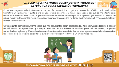 RESUMEN GRÁFICO TEMA 6: LA EVALUACIÓN FORMATIVA Y EL APRENDIZAJE DE LOS ESTUDIANTES en PDF