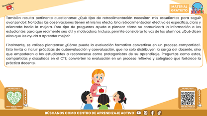 RESUMEN GRÁFICO TEMA 6: LA EVALUACIÓN FORMATIVA Y EL APRENDIZAJE DE LOS ESTUDIANTES en PDF