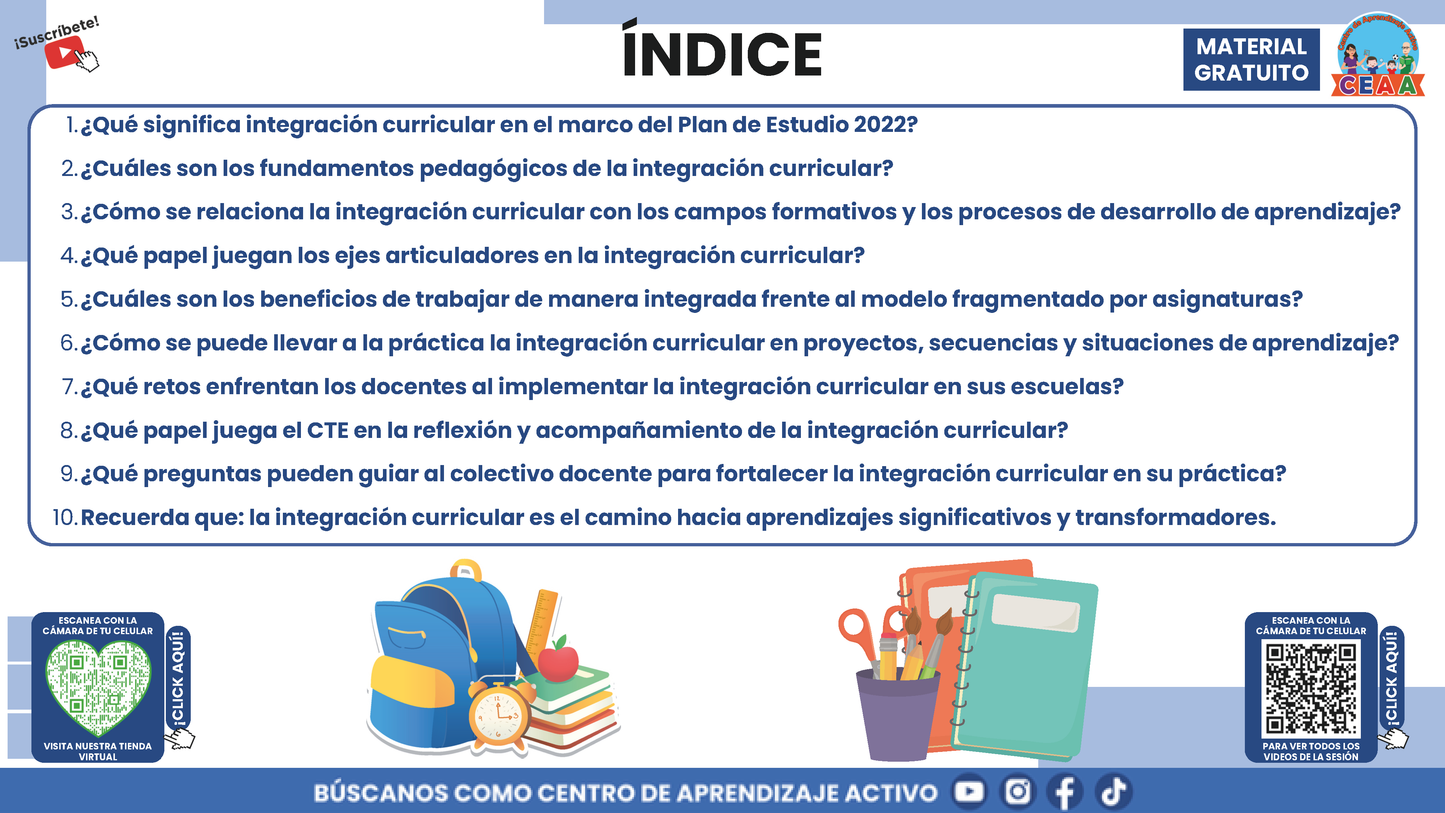 RESUMEN GRÁFICO TEMA 7:¿QUÉ ES LA INTEGRACIÓN CURRICULAR? en PDF