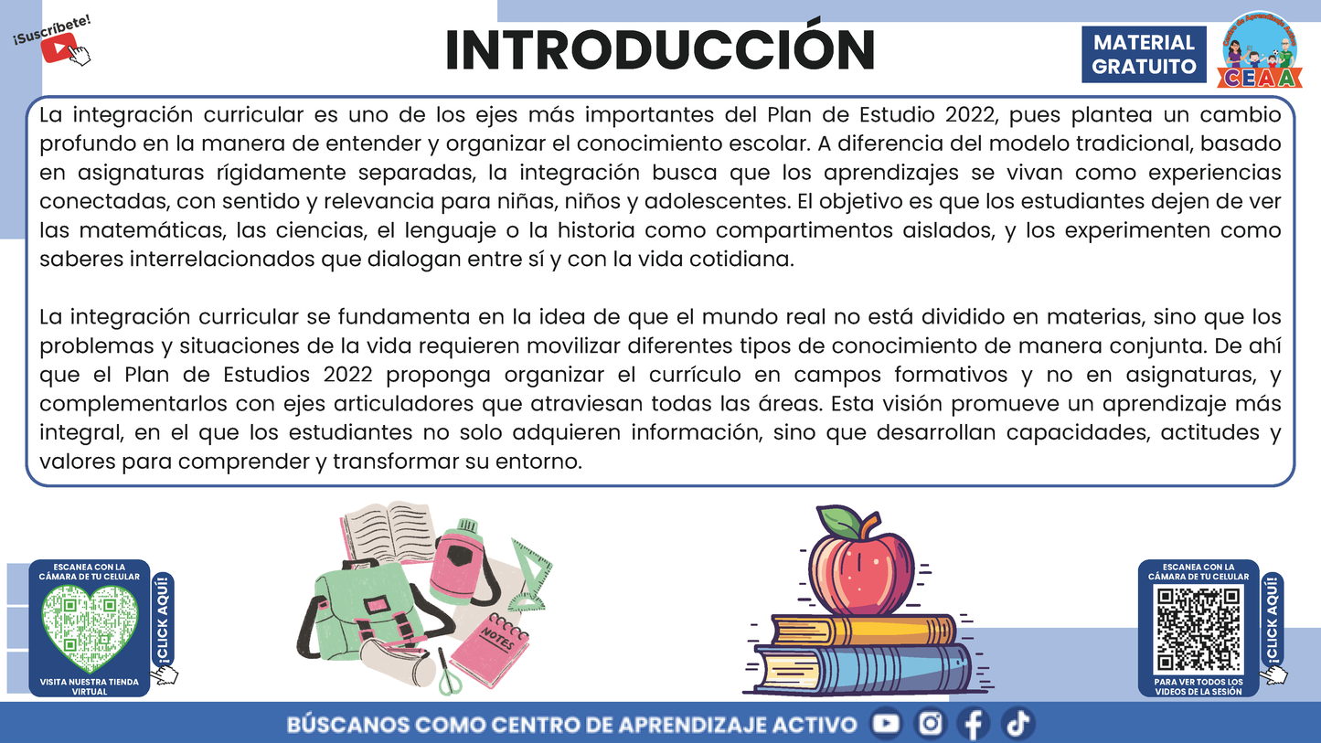 RESUMEN GRÁFICO TEMA 7:¿QUÉ ES LA INTEGRACIÓN CURRICULAR? en PDF