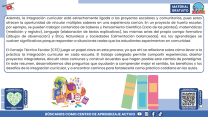 RESUMEN GRÁFICO TEMA 7:¿QUÉ ES LA INTEGRACIÓN CURRICULAR? en PDF