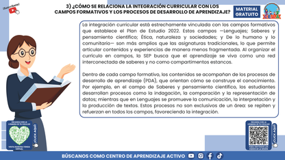 RESUMEN GRÁFICO TEMA 7:¿QUÉ ES LA INTEGRACIÓN CURRICULAR? en PDF
