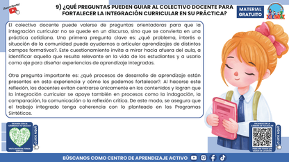 RESUMEN GRÁFICO TEMA 7:¿QUÉ ES LA INTEGRACIÓN CURRICULAR? en PDF