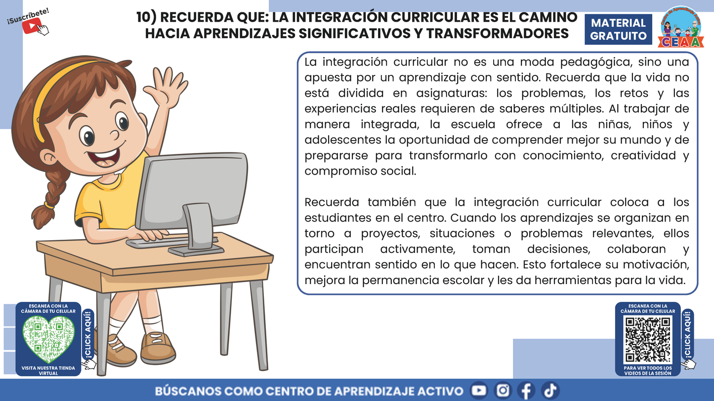 RESUMEN GRÁFICO TEMA 7:¿QUÉ ES LA INTEGRACIÓN CURRICULAR? en PDF