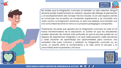 RESUMEN GRÁFICO TEMA 7:¿QUÉ ES LA INTEGRACIÓN CURRICULAR? en PDF