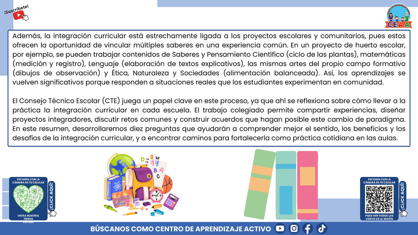 RESUMEN GRÁFICO TEMA 7:¿QUÉ ES LA INTEGRACIÓN CURRICULAR? (Editable en PowerPoint)