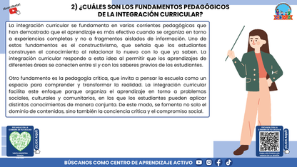 RESUMEN GRÁFICO TEMA 7:¿QUÉ ES LA INTEGRACIÓN CURRICULAR? (Editable en PowerPoint)