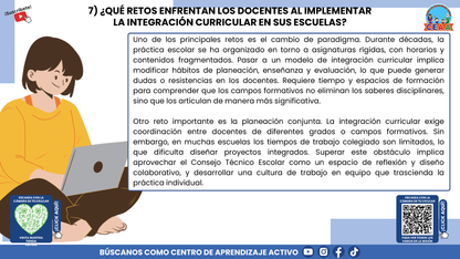 RESUMEN GRÁFICO TEMA 7:¿QUÉ ES LA INTEGRACIÓN CURRICULAR? (Editable en PowerPoint)