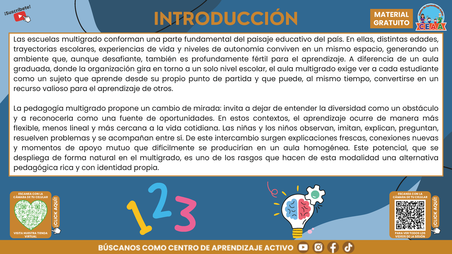 Resumen Gráfico CTE Multigrado TEMA 1: PEDAGOGÍA MULTIGRADO: DIVERSIDAD, COLABORACIÓN Y PROYECTOS CON SENTIDO en PDF