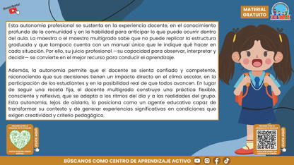 Resumen Gráfico CTE Multigrado TEMA 1: PEDAGOGÍA MULTIGRADO: DIVERSIDAD, COLABORACIÓN Y PROYECTOS CON SENTIDO en PDF