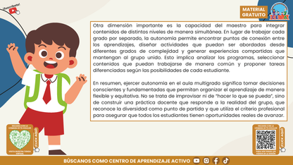 Resumen Gráfico CTE Multigrado TEMA 1: PEDAGOGÍA MULTIGRADO: DIVERSIDAD, COLABORACIÓN Y PROYECTOS CON SENTIDO en PDF
