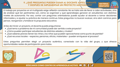 Resumen Gráfico CTE Multigrado TEMA 1: PEDAGOGÍA MULTIGRADO: DIVERSIDAD, COLABORACIÓN Y PROYECTOS CON SENTIDO en PDF