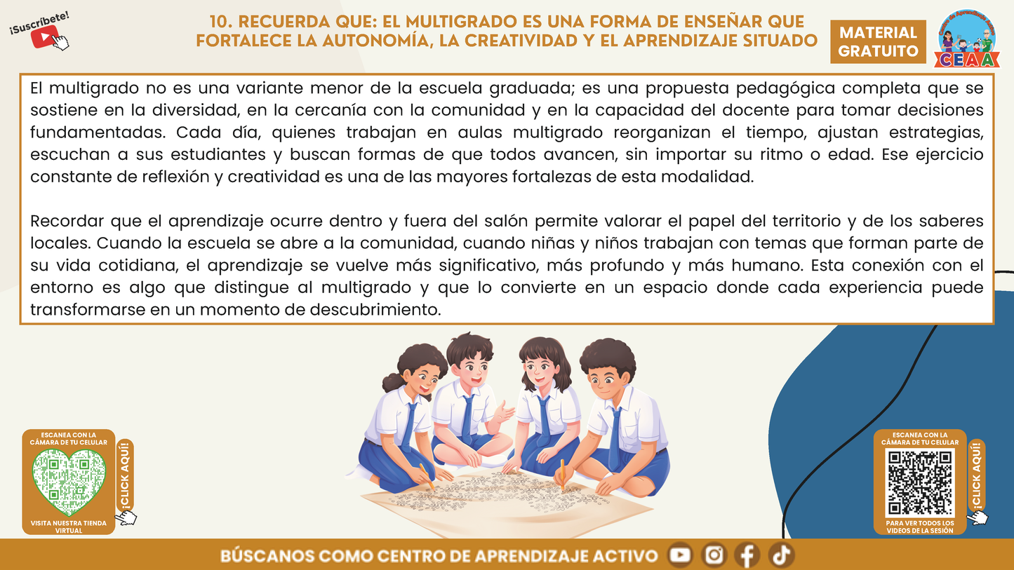 Resumen Gráfico CTE Multigrado TEMA 1: PEDAGOGÍA MULTIGRADO: DIVERSIDAD, COLABORACIÓN Y PROYECTOS CON SENTIDO en PDF