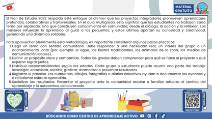 Resumen Gráfico CTE Multigrado TEMA 2: PLANEACIÓN DIDÁCTICA EN ESCUELAS MULTIGRADO: ORGANIZAR LA DIVERSIDAD PARA APRENDER JUNTOS en PDF