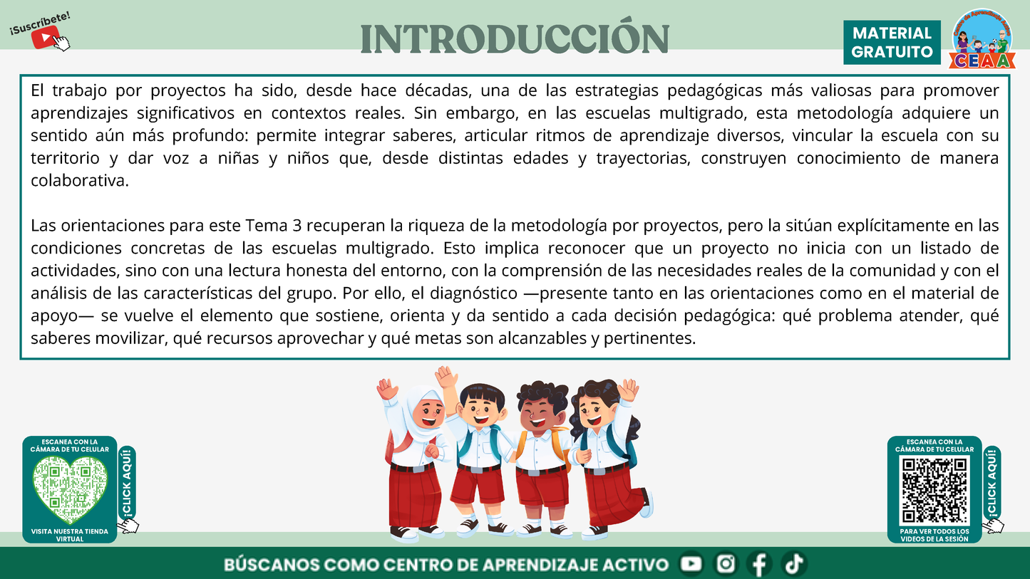 Resumen Gráfico CTE Multigrado TEMA 3: ¿CÓMO ES EL TRABAJO POR PROYECTOS EN AULAS MULTIGRADO? en PDF