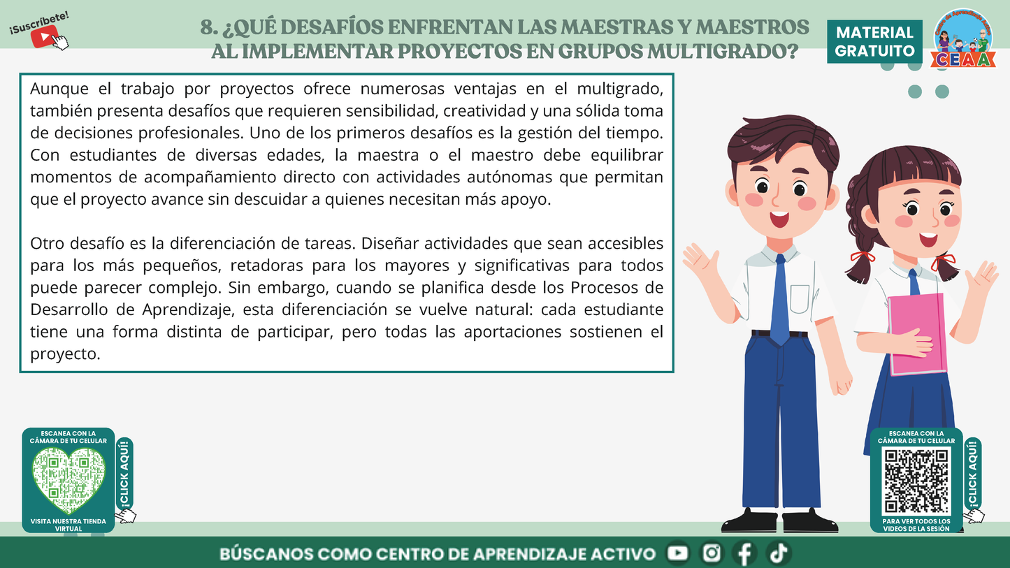 Resumen Gráfico CTE Multigrado TEMA 3: ¿CÓMO ES EL TRABAJO POR PROYECTOS EN AULAS MULTIGRADO? en PDF