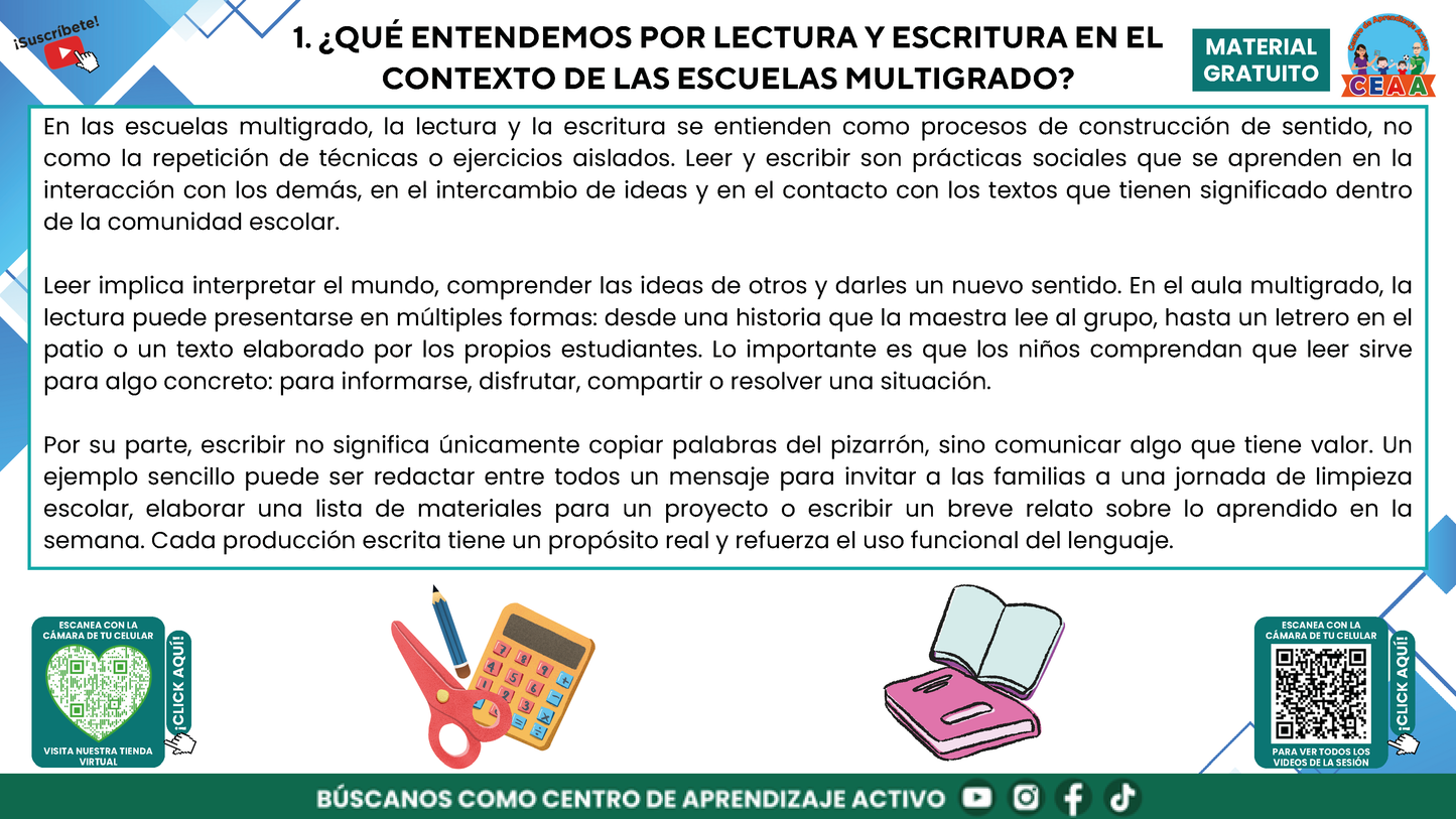 Resumen Gráfico CTE Multigrado TEMA 4: ¿CÓMO ENSEÑAR A LEER Y ESCRIBIR EN AULAS MULTIGRADO CON SENTIDO Y PROPÓSITO? en PDF