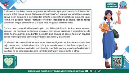 Resumen Gráfico CTE Multigrado TEMA 4: ¿CÓMO ENSEÑAR A LEER Y ESCRIBIR EN AULAS MULTIGRADO CON SENTIDO Y PROPÓSITO? en PDF