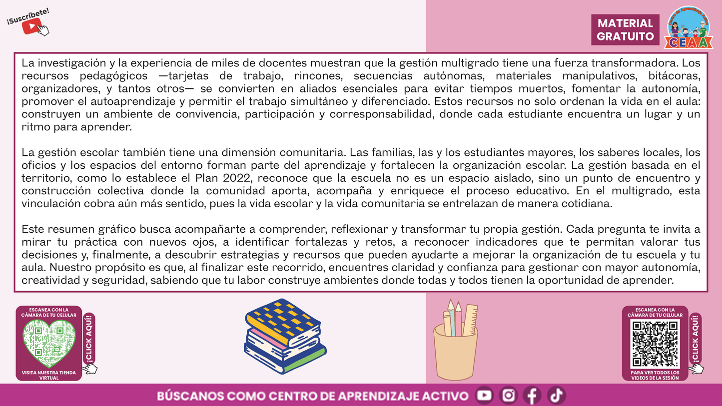 Resumen Gráfico CTE Multigrado TEMA 5: ¿QUÉ ES Y CÓMO SE LOGRA LA GESTIÓN ESCOLAR EN LAS ESCUELAS MULTIGRADO? en PDF
