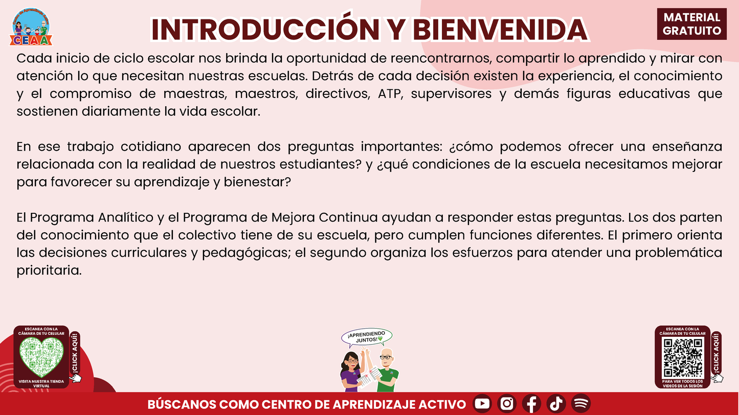 Resumen: CONSEJO CONSEJO TÉCNICO ESCOLAR FASE INTENSIVA CICLO ESCOLAR 2026-2027 - PROGRAMA ANALÍTICO Y PROGRAMA DE MEJORA CONTINUA - ¿EN QUÉ SE PARECEN Y EN QUÉ SON DIFERENTES? en PDF