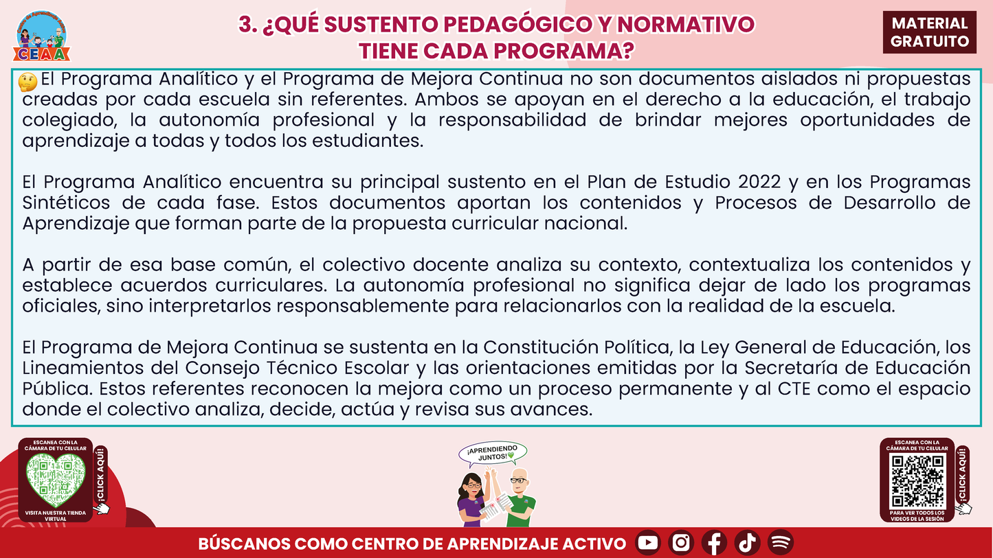 Resumen: CONSEJO CONSEJO TÉCNICO ESCOLAR FASE INTENSIVA CICLO ESCOLAR 2026-2027 - PROGRAMA ANALÍTICO Y PROGRAMA DE MEJORA CONTINUA - ¿EN QUÉ SE PARECEN Y EN QUÉ SON DIFERENTES? en PDF