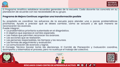 Resumen: CONSEJO CONSEJO TÉCNICO ESCOLAR FASE INTENSIVA CICLO ESCOLAR 2026-2027 - PROGRAMA ANALÍTICO Y PROGRAMA DE MEJORA CONTINUA - ¿EN QUÉ SE PARECEN Y EN QUÉ SON DIFERENTES? en PDF