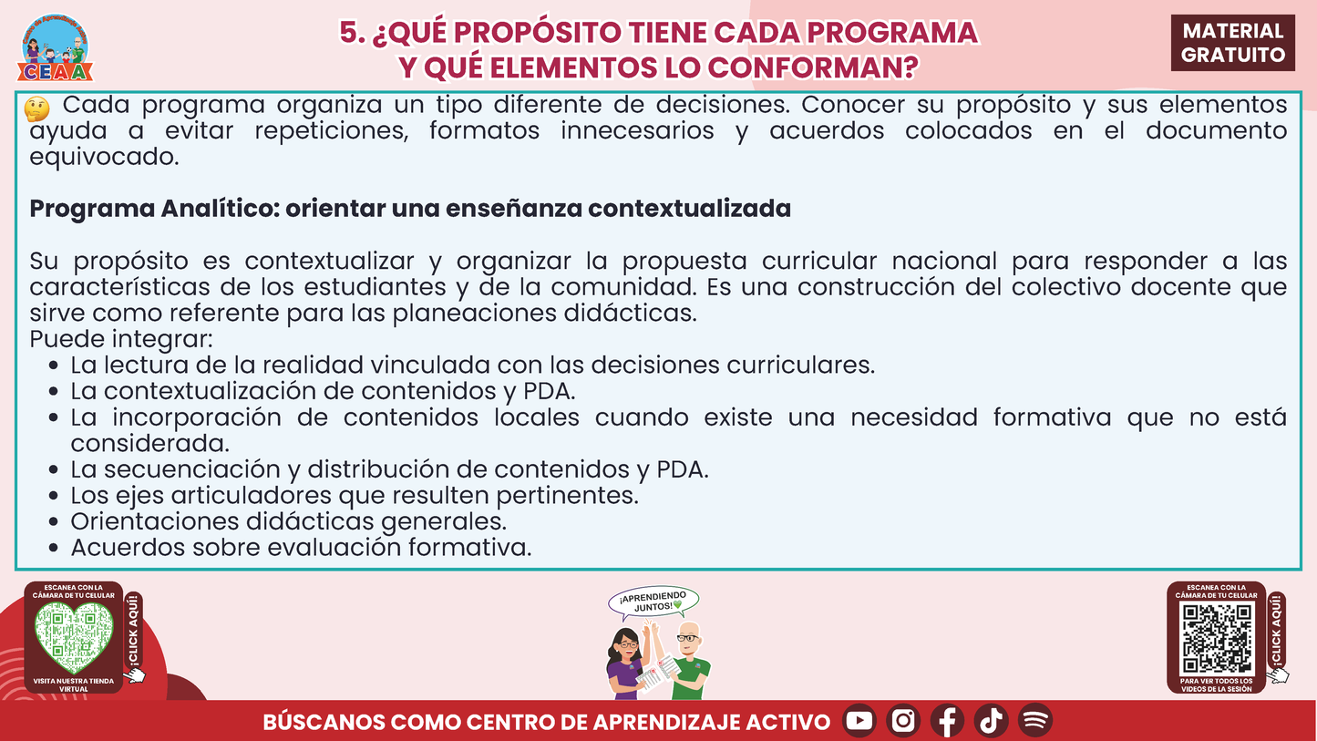RESUMEN Y ACOMPAÑAMIENTO DOCENTE TEMA: PROGRAMA ANALÍTICO Y PROGRAMA DE MEJORA CONTINUA ¿EN QUÉ SE PARECEN Y EN QUÉ SON DIFERENTES? en PDF