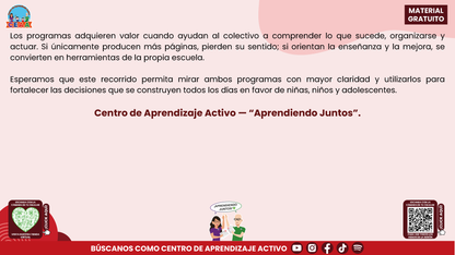 Resumen: CONSEJO CONSEJO TÉCNICO ESCOLAR FASE INTENSIVA CICLO ESCOLAR 2026-2027 - PROGRAMA ANALÍTICO Y PROGRAMA DE MEJORA CONTINUA - ¿EN QUÉ SE PARECEN Y EN QUÉ SON DIFERENTES? en PDF