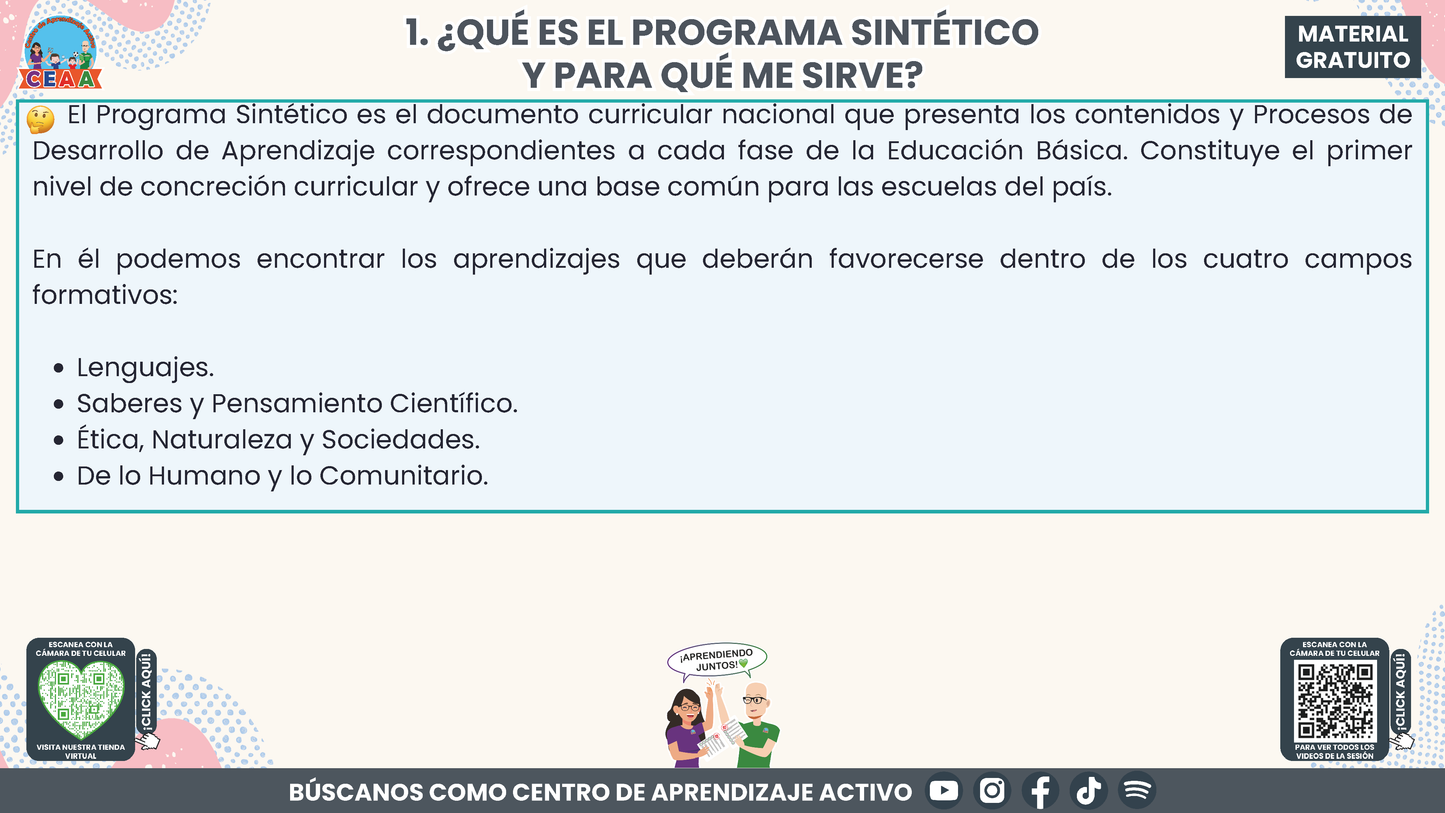 Resumen: CONSEJO CONSEJO TÉCNICO ESCOLAR FASE INTENSIVA CICLO ESCOLAR 2026-2027 - ¿QUÉ SON LOS PROGRAMAS SINTÉTICOS Y CÓMO PODEMOS UTILIZARLOS? En PDF