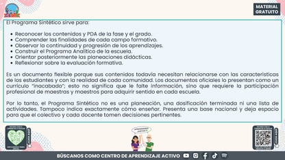 Resumen: CONSEJO CONSEJO TÉCNICO ESCOLAR FASE INTENSIVA CICLO ESCOLAR 2026-2027 - ¿QUÉ SON LOS PROGRAMAS SINTÉTICOS Y CÓMO PODEMOS UTILIZARLOS? En PDF