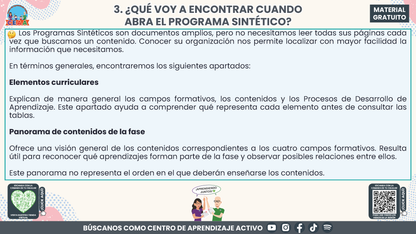 Resumen: CONSEJO CONSEJO TÉCNICO ESCOLAR FASE INTENSIVA CICLO ESCOLAR 2026-2027 - ¿QUÉ SON LOS PROGRAMAS SINTÉTICOS Y CÓMO PODEMOS UTILIZARLOS? En PDF