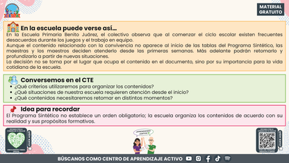 Resumen: CONSEJO CONSEJO TÉCNICO ESCOLAR FASE INTENSIVA CICLO ESCOLAR 2026-2027 - ¿QUÉ SON LOS PROGRAMAS SINTÉTICOS Y CÓMO PODEMOS UTILIZARLOS? En PDF