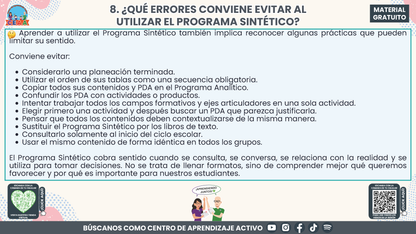 Resumen: CONSEJO CONSEJO TÉCNICO ESCOLAR FASE INTENSIVA CICLO ESCOLAR 2026-2027 - ¿QUÉ SON LOS PROGRAMAS SINTÉTICOS Y CÓMO PODEMOS UTILIZARLOS? En PDF