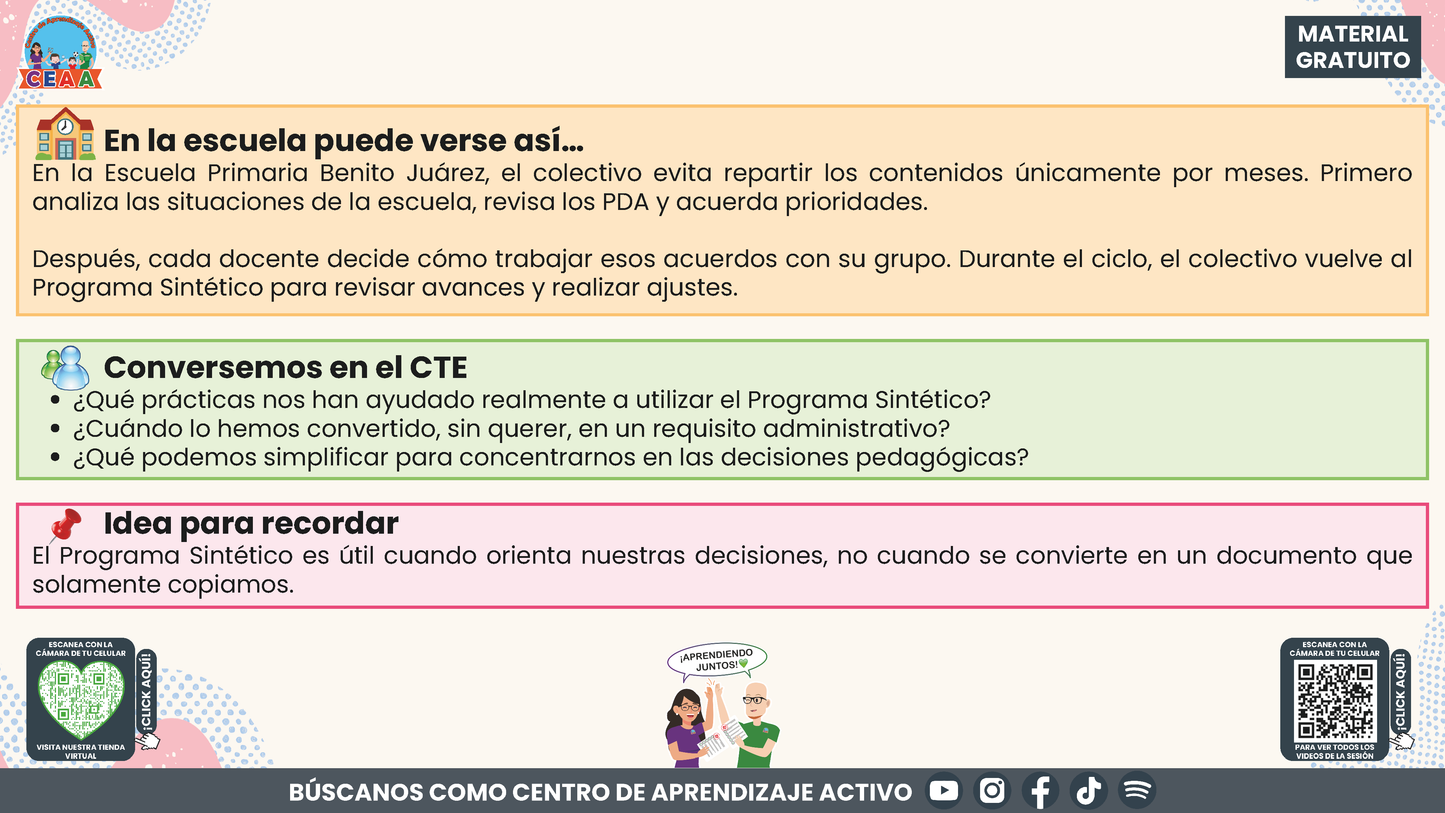 Resumen: CONSEJO CONSEJO TÉCNICO ESCOLAR FASE INTENSIVA CICLO ESCOLAR 2026-2027 - ¿QUÉ SON LOS PROGRAMAS SINTÉTICOS Y CÓMO PODEMOS UTILIZARLOS? En PDF