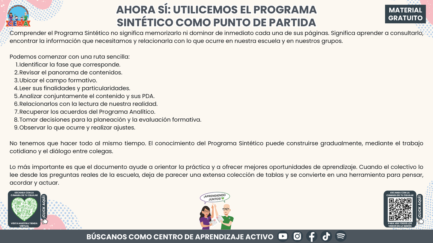 Resumen: CONSEJO CONSEJO TÉCNICO ESCOLAR FASE INTENSIVA CICLO ESCOLAR 2026-2027 - ¿QUÉ SON LOS PROGRAMAS SINTÉTICOS Y CÓMO PODEMOS UTILIZARLOS? En PDF