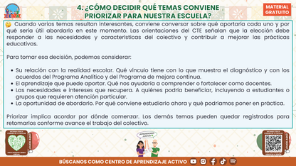 Resumen CTE Sesión 1 Tema: ¿CÓMO ELEGIR LOS TEMAS QUE ABORDAREMOS EN NUESTRAS SESIONES DE CONSEJO TÉCNICO ESCOLAR? en PDF