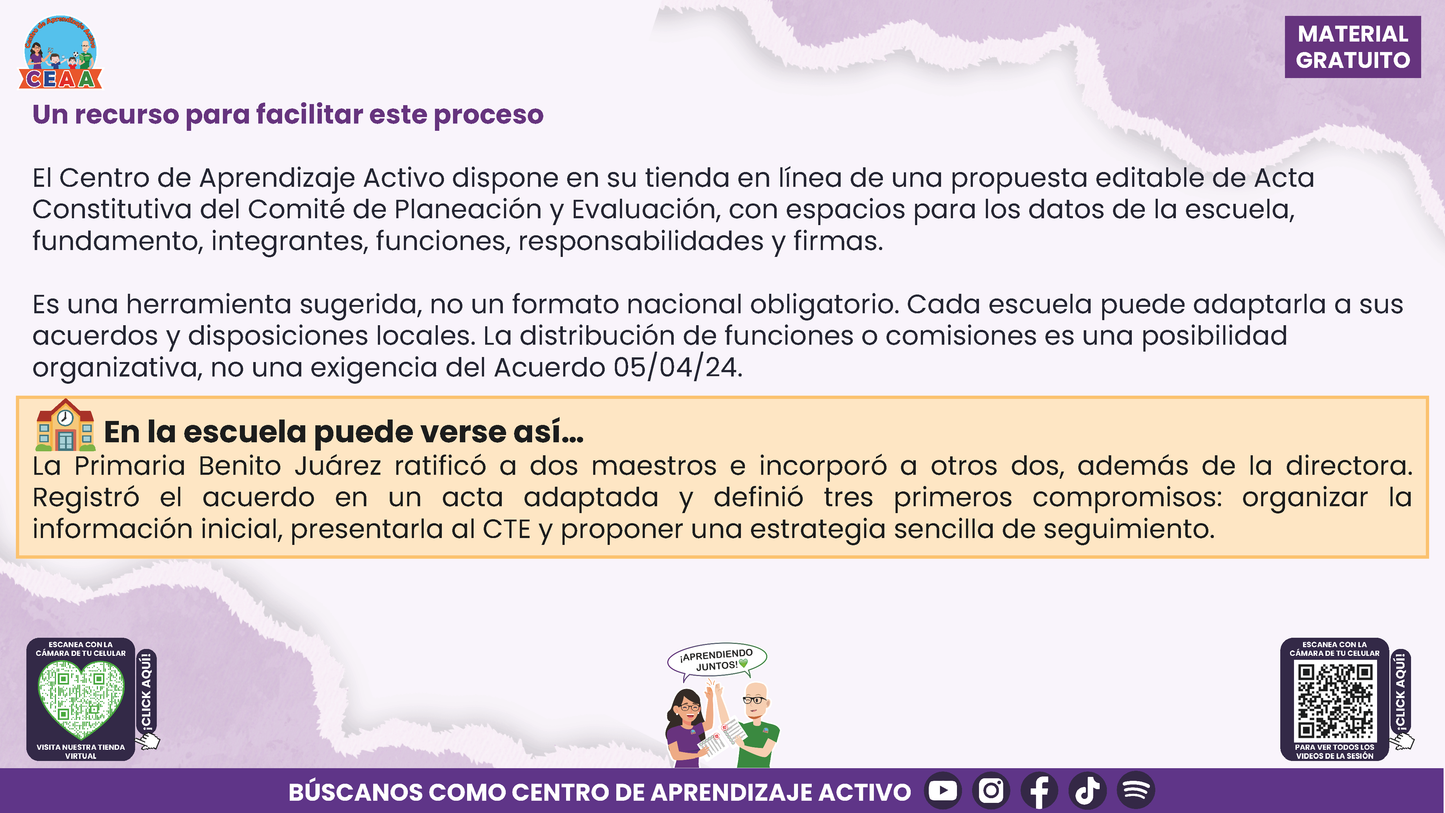 Resumen: CONSEJO CONSEJO TÉCNICO ESCOLAR FASE INTENSIVA CICLO ESCOLAR 2026-2027 - NCOMITÉ DE PLANEACIÓN Y EVALUACIÓN: ¿CÓMO PODEMOS INTEGRARLO EN NUESTRA ESCUELA? En PDF