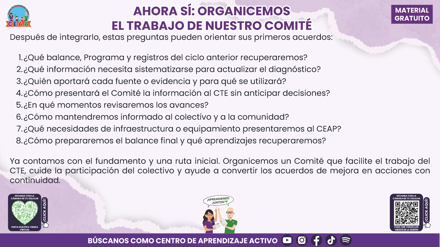 Resumen: CONSEJO CONSEJO TÉCNICO ESCOLAR FASE INTENSIVA CICLO ESCOLAR 2026-2027 - NCOMITÉ DE PLANEACIÓN Y EVALUACIÓN: ¿CÓMO PODEMOS INTEGRARLO EN NUESTRA ESCUELA? En PDF