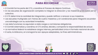 RESUMEN Y ACOMPAÑAMIENTO DOCENTE TEMA: COMITÉ DE PLANEACIÓN Y EVALUACIÓN ¿CÓMO PODEMOS INTEGRARLO EN NUESTRA ESCUELA? en PDF