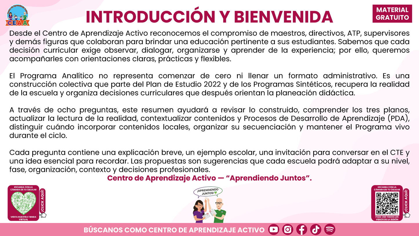 Resumen: CONSEJO CONSEJO TÉCNICO ESCOLAR FASE INTENSIVA CICLO ESCOLAR 2026-2027 - NUESTRO PROGRAMA ANALÍTICO: ¿CÓMO CONSTRUIRLO O FORTALECERLO? En PDF