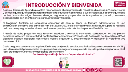 Resumen: CONSEJO CONSEJO TÉCNICO ESCOLAR FASE INTENSIVA CICLO ESCOLAR 2026-2027 - NUESTRO PROGRAMA ANALÍTICO: ¿CÓMO CONSTRUIRLO O FORTALECERLO? En PDF
